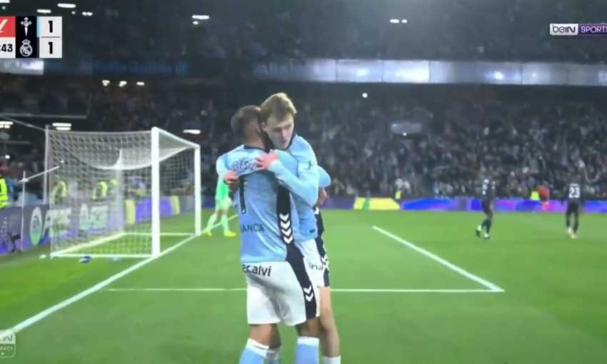 هدف سيلتا فيجو الأول ضد ريال مدريد - بورخا إيجليسياس (الدوري الإسباني)