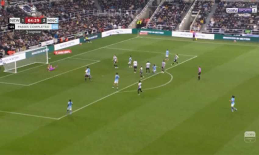 هدف مرموش الثاني في نيوكاسل (كأس إنجلترا)