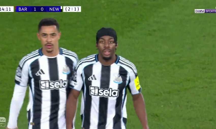 هدف نيوكاسل الأول ضد برشلونة - أنتوني إيلانجا (دوري أبطال أوروبا)