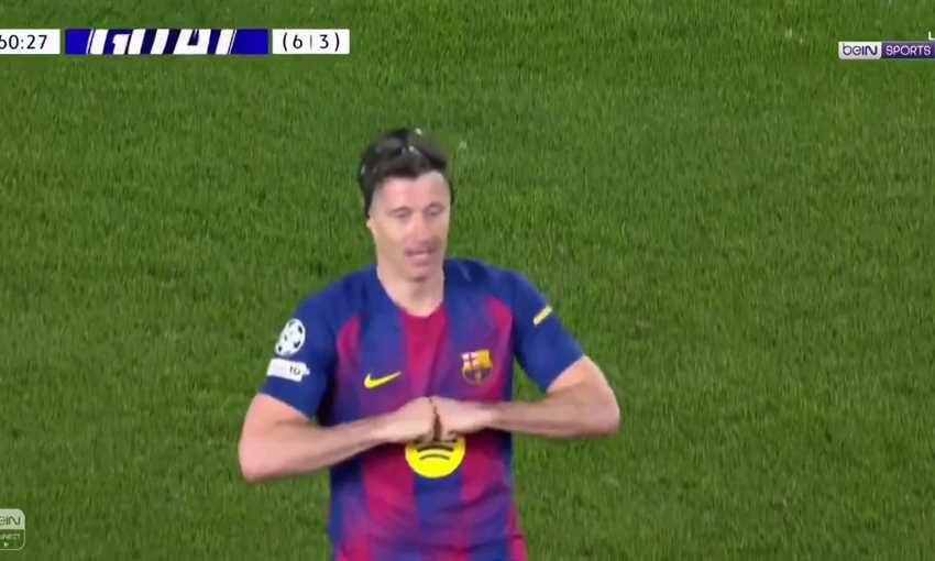 هدف برشلونة السادس ضد نيوكاسل - ليفاندوفسكي (دوري أبطال أوروبا)