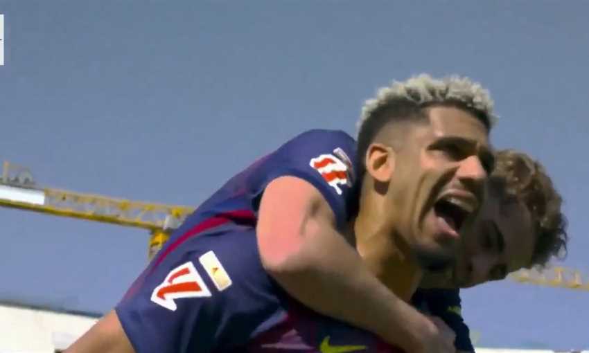 هدف برشلونة الأول ضد رايو فايكانو - رونالد أراوخو (الدوري الإسباني)