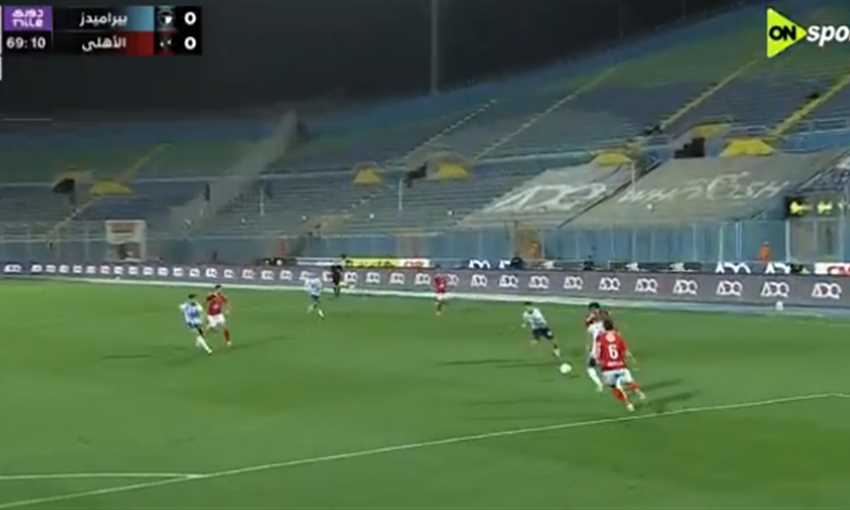 هدف بيراميدز الأول ضد الأهلي - ماييلي (الدوري المصري)
