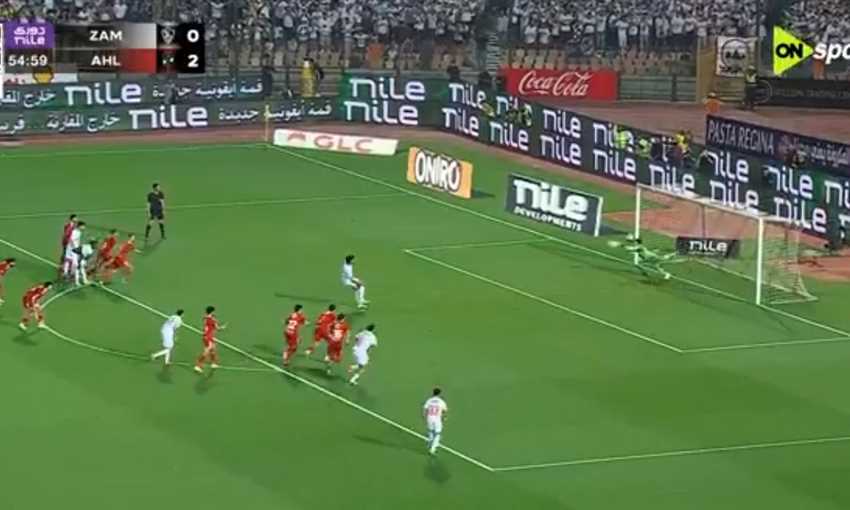 تصدي مصطفى شوبير لركلة جزاء حسام عبد المجيد - الأهلي ضد الزمالك (الدوري المصري)