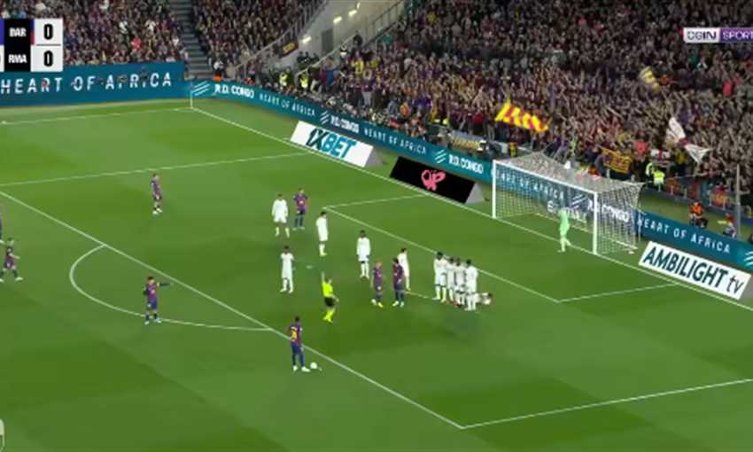 هدف برشلونة الأول ضد ريال مدريد - ماركوس راشفورد