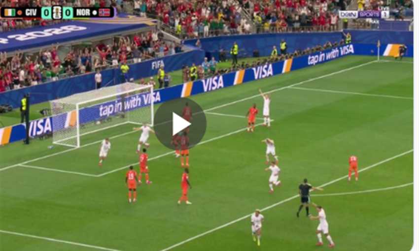 هدف النرويج الأول في كوت ديفوار - أنطونيو نوسا (كأس العالم)