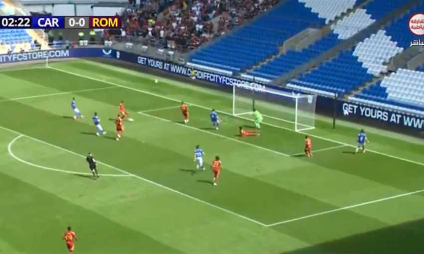 ملخص فوز كارديف سيتي على روما 4-1 (ودي)
