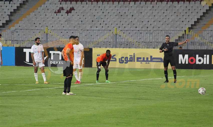 احتفال عاصم صلاح بهدفه ضد المصري - البنك الأهلي