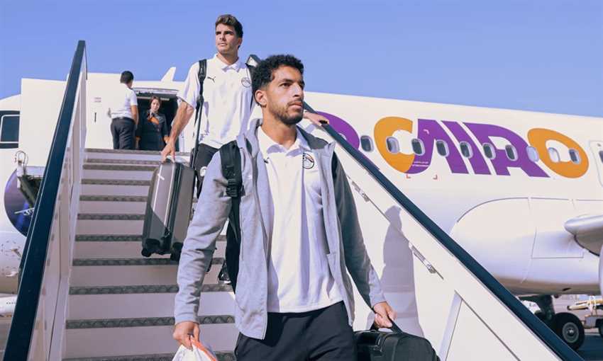 مصطفى شوبير - وصول بعثة منتخب مصر للقاهرة