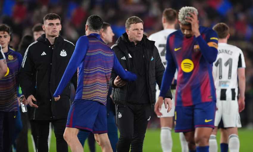 مؤتمر إيدي هاو: هذه إيجابيات الهزيمة 7-2 من برشلونة