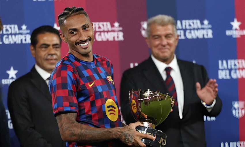 رافينيا - الأهلي ضد برشلونة