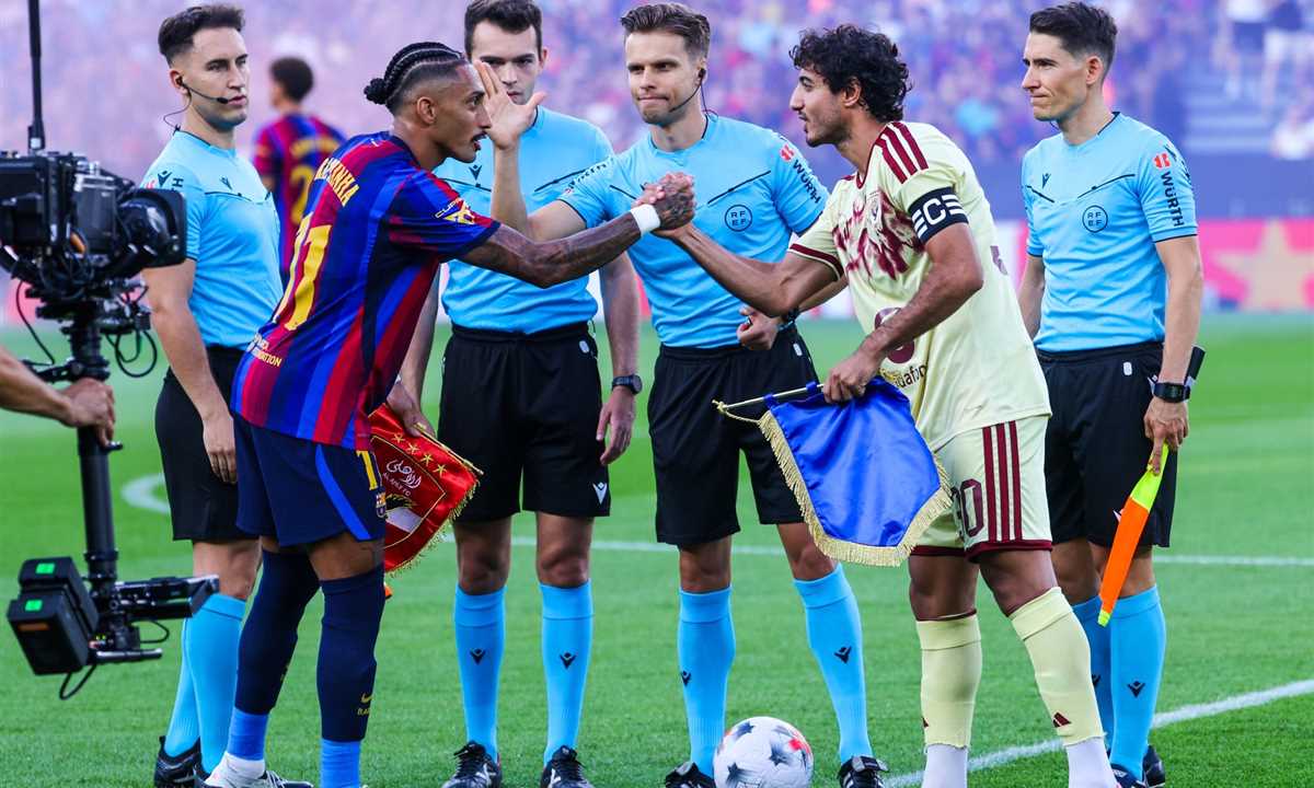 محمد هاني - رافينيا - الأهلي ضد برشلونة