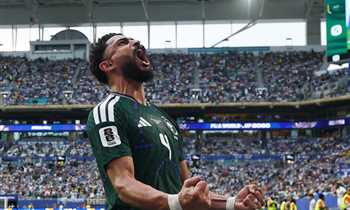 كأس العالم - هدف عبد الإله العمري في أبرز صور تعادل السعودية مع أوروجواي