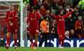 احتفال محمد صلاح بهدفه مع ليفربول أمام مانشستر يونايتد