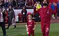 محمد صلاح مع ليو نجل جيرارد