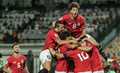 احتفال منتخب مصر