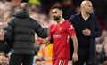 محمد صلاح ضد مانشستر سيتي مع أرني سلوت
