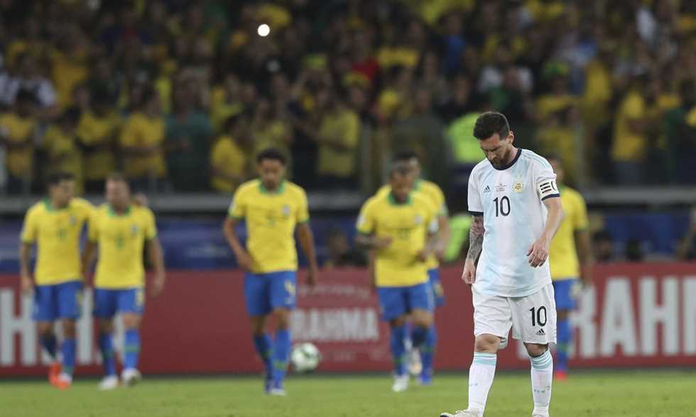 اهداف فوز البرازيل على الأرجنتين قبل نهائي كوبا أمريكا
