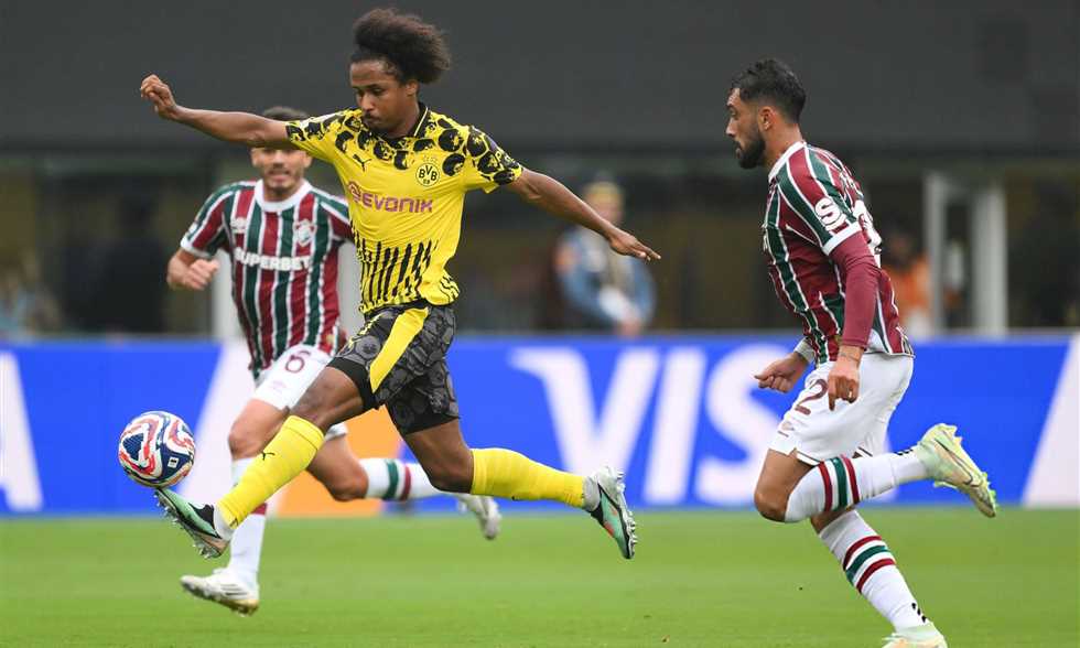 شبكة الحلم : 
                                بمشاركة بيلينجهام الأولى.. دورتموند يفتتح كأس العالم للأندية بالتعادل مع فلومينينسي
                            