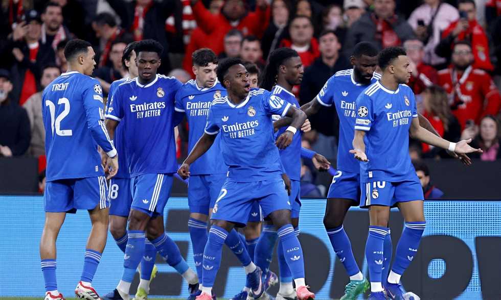 مع طرد مورينيو وتوقف للعنصرية.. لدغة فينيسيوس تقود ريال مدريد لهزيمة بنفيكا