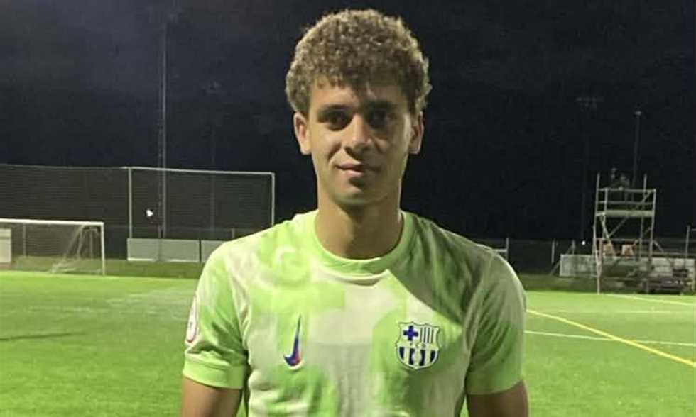حمزة عبد الكريم أساسيا مع برشلونة في نهائي كأس ملك إسبانيا للشباب