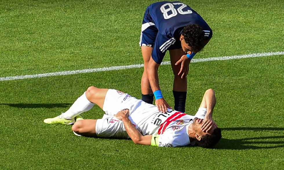 عمر جابر أثناء مباراة