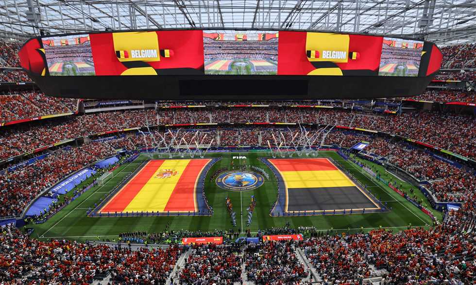 انطلاق مباراة إسبانيا وبلجيكا في ربع نهائي كأس العالم 2026