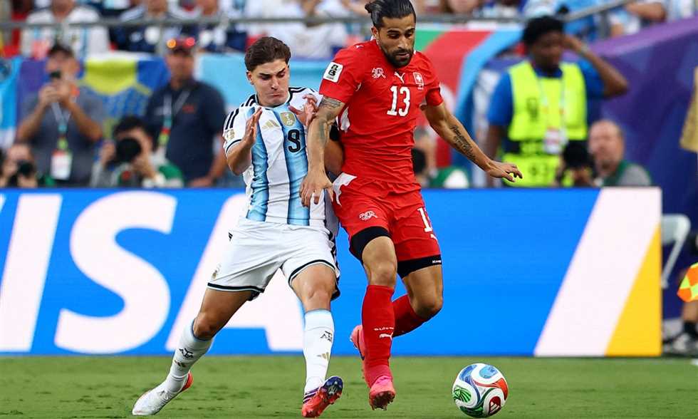 مباراة الأرجنتين وسويسرا تتجه لشوط إضافي في ربع نهائي كأس العالم 2026