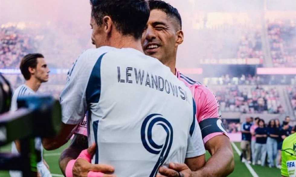 لويس سواريز يتفوق على ليفاندوفسكي في الظهور الأول بالدوري الأمريكي