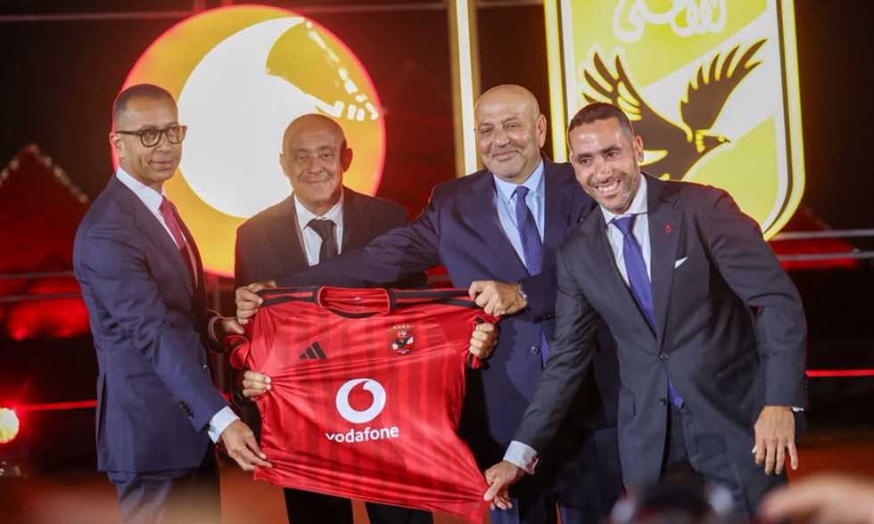 الأهلي يوقع عقد رعاية جديد مع فودافون لمدة 4 سنوات