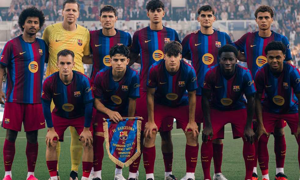 برمنجهام يتقدم على برشلونة بهدف بريسكي في مباراة ودية