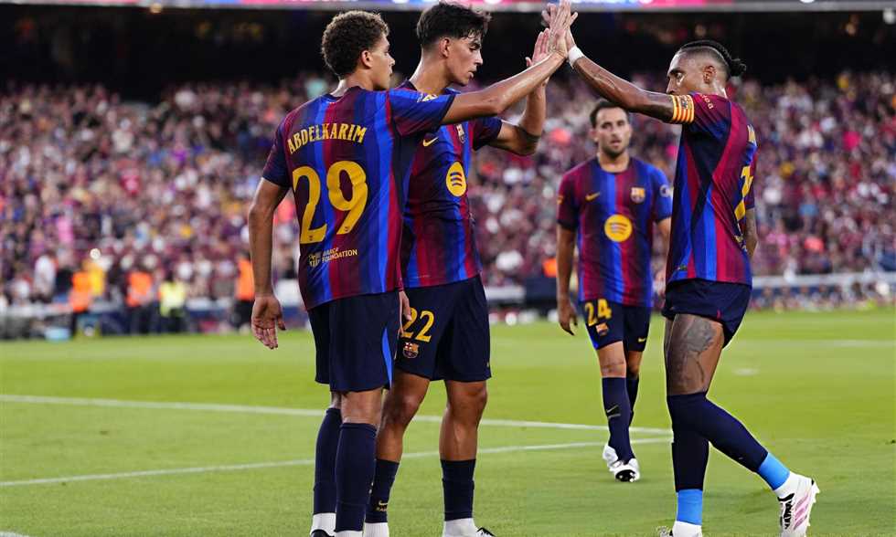 حمزة عبد الكريم يقود برشلونة للفوز على الأهلي في كأس خوان جامبر