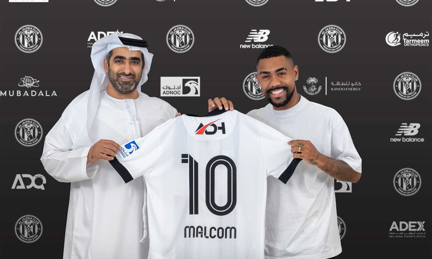 الجزيرة يضم مالكوم بعد رحيله عن الهلال