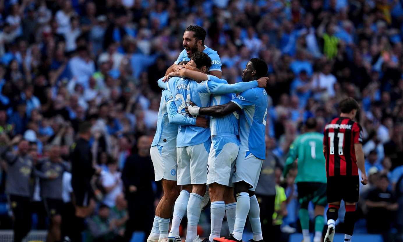 خمس مباريات بلا هزيمة.. جفارديول يقود مانشستر سيتي للفوز على بورنموث بالدوري الإنجليزي