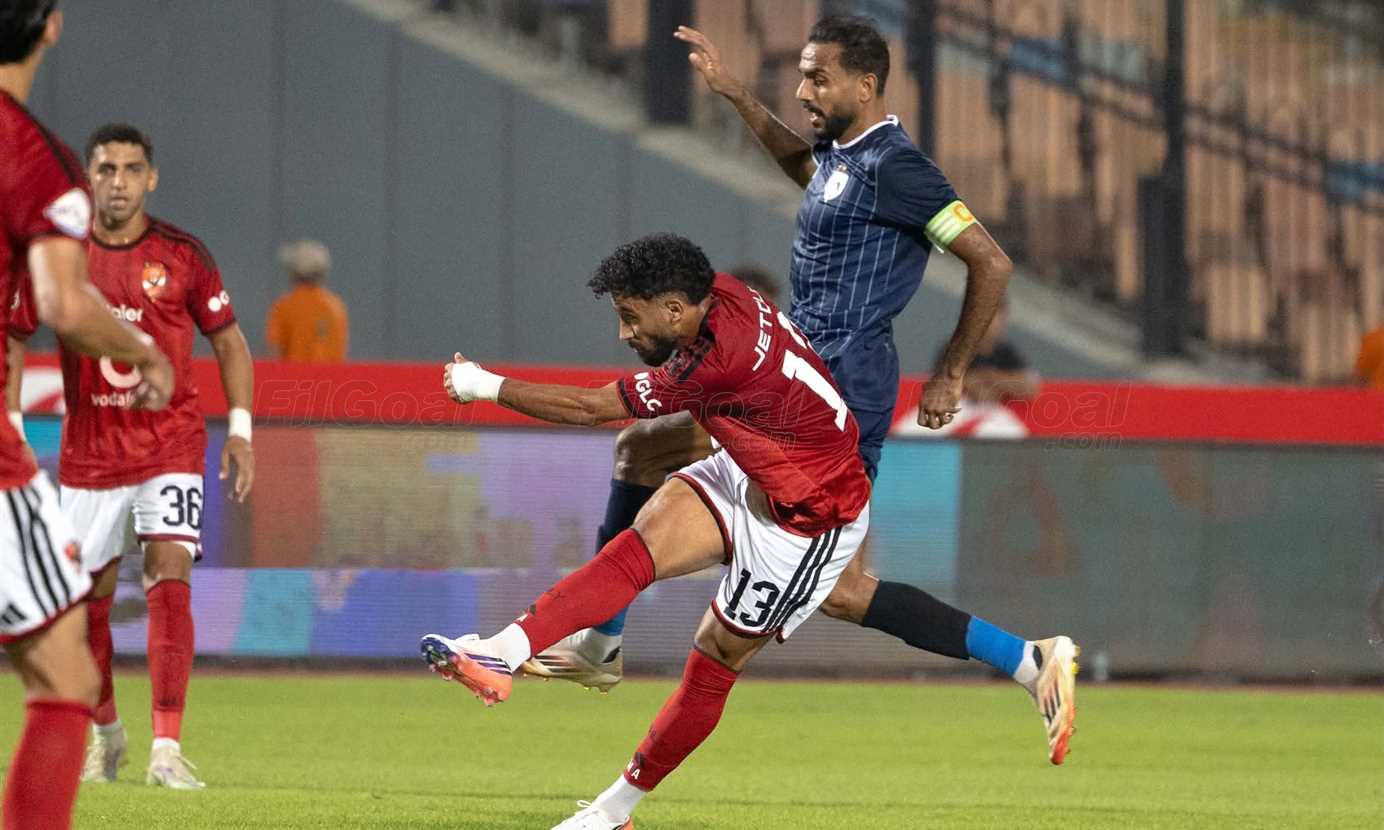 هدف صاروخي.. مروان عطية يضيف رابع أهدافه مع الأهلي في شباك الشرقية إنبي