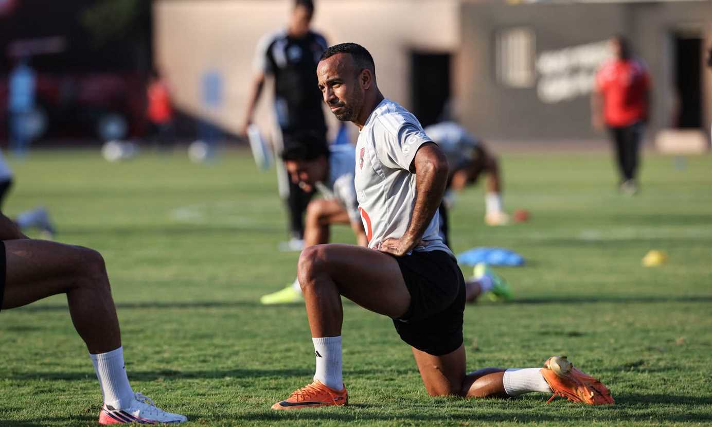 انتظام أفشة ومحمد عبد الله في تدريبات الأهلي