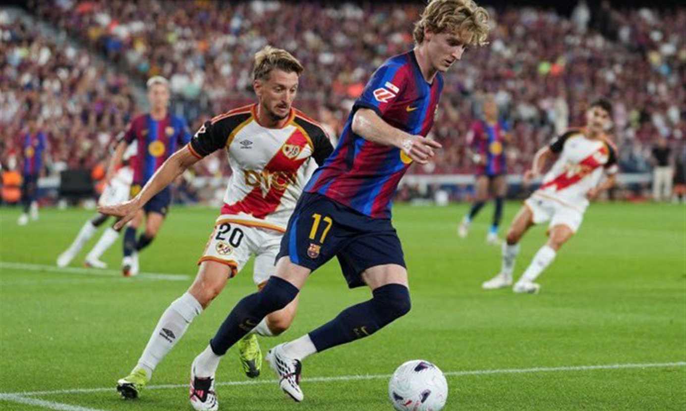 مباشر الدوري الإسباني - برشلونة (2)-(1) رايو فايكانو.. بداية الشوط الثاني