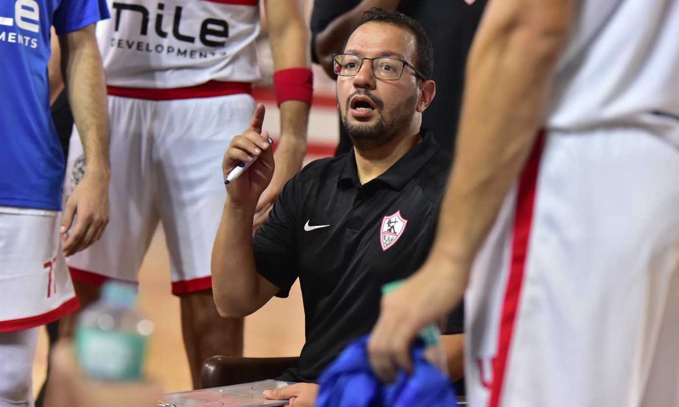 محمد سليم مدرب الزمالك كرة سلة