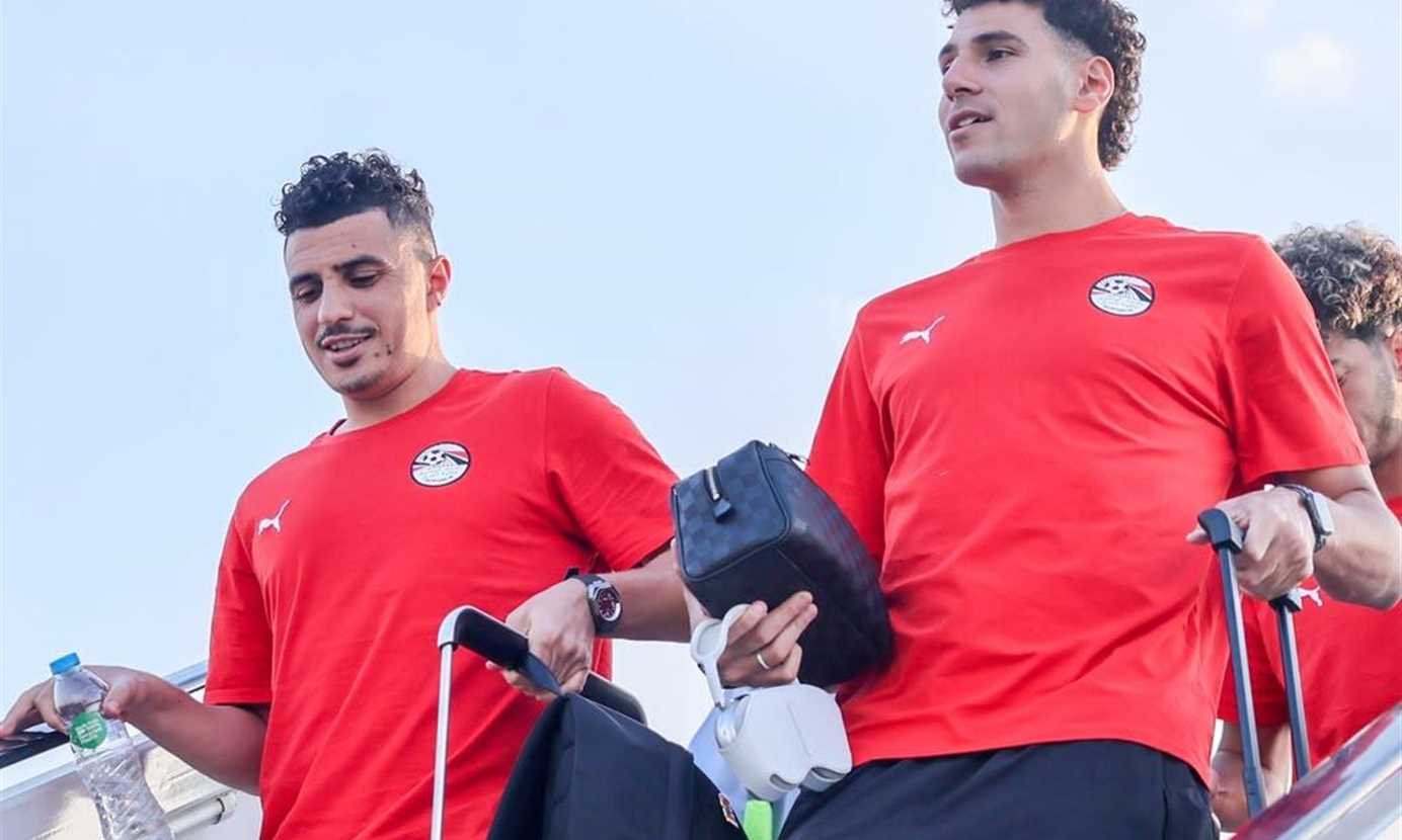 وصول بعثة منتخب مصر إلى القاهرة 