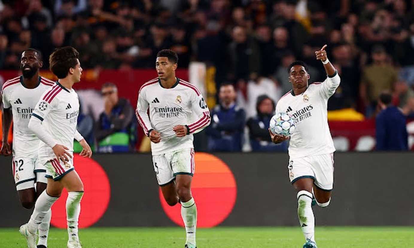 إندريك - جود بيلينجهام - ريال مدريد أمام روما