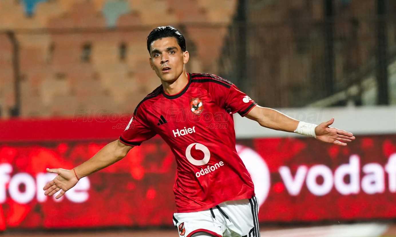 احتفال هدف أشرف بنشرقي - الأهلي ضد القناة