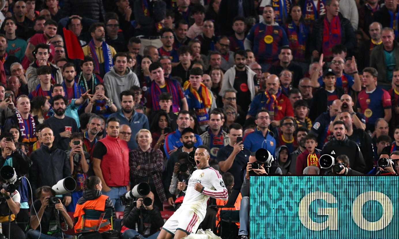 مبابي - برشلونة ضد ريال مدريد 