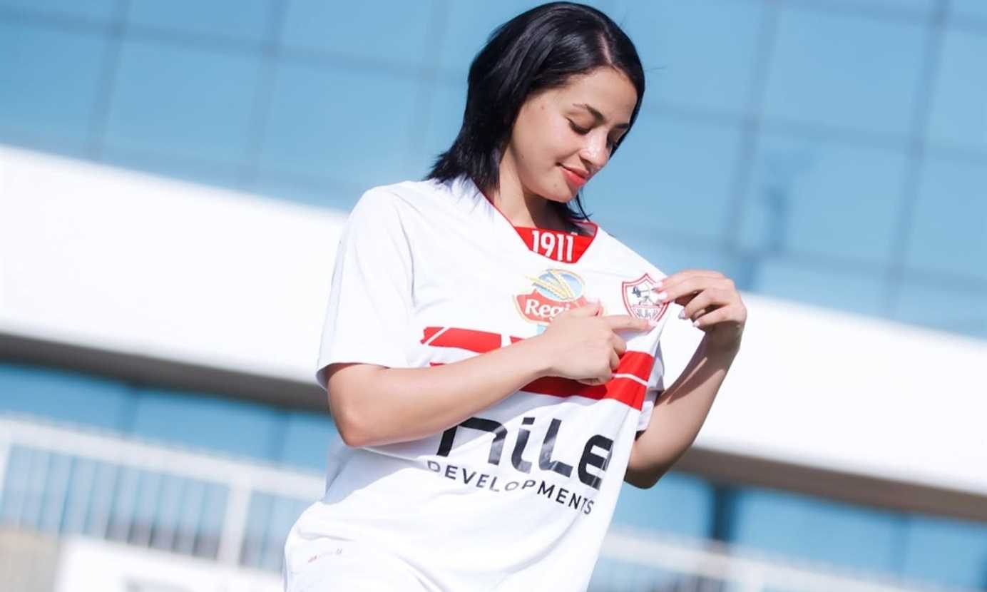 رنا إبراهيم لاعبة الزمالك للكرة النسائية