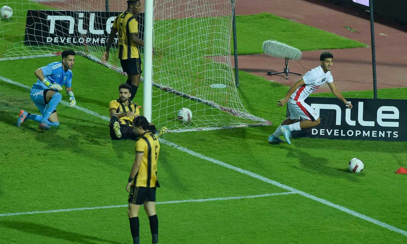هدف محمد حمد - الزمالك ضد المقاولون العرب
